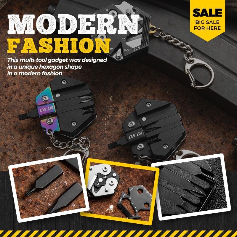 Portable Universal Tool Keychain
