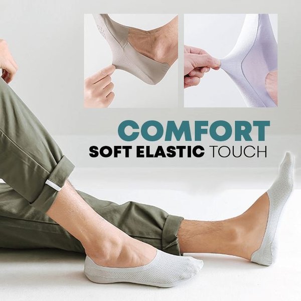 Breathable Ice Silk Socks ( Buy 1 Pair Ice Silk Socks Get 2 Pairs Quick Dry Deodorant Cotton Socks Free)