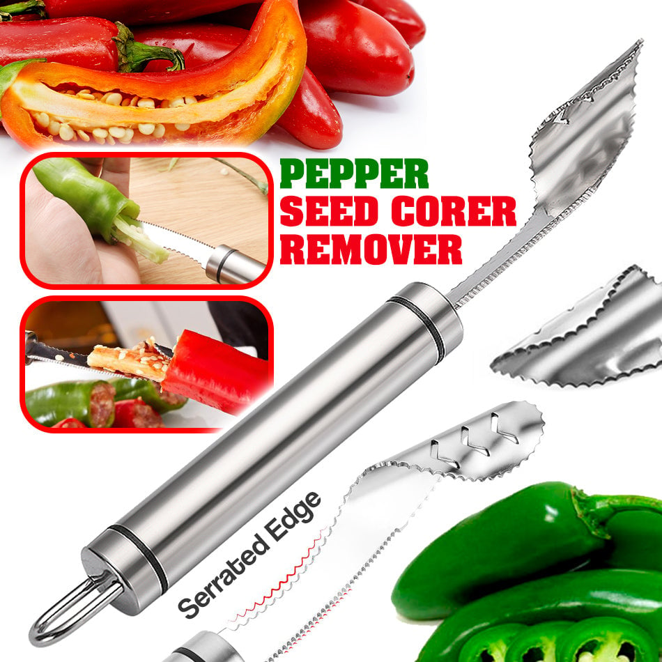 😍Pepper Seed Corer Remover