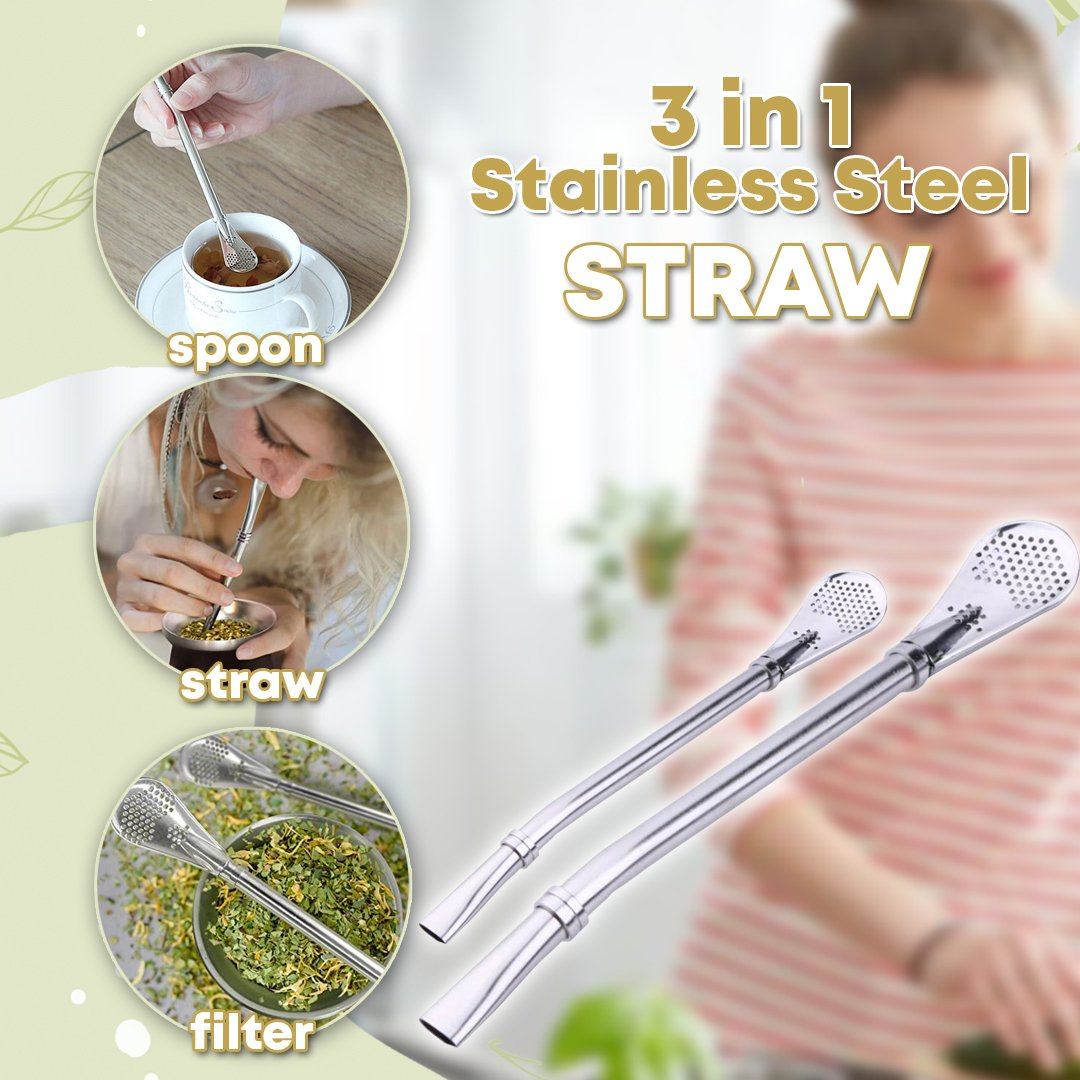 ECO Stainless Steel Partition Straw