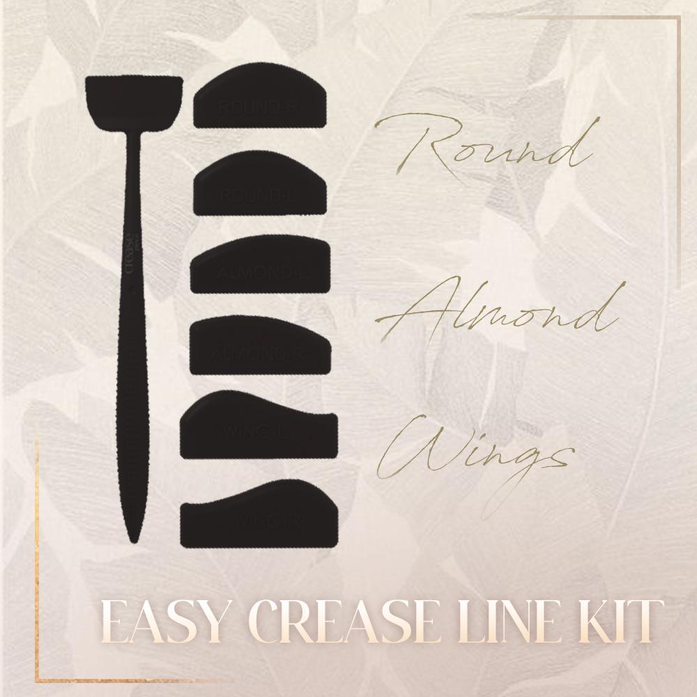 GlamUp Easy Crease Line Kit (6 sets of Crease Shapes Included)
