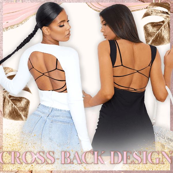 ShapeCharm Cross-Back Lace Bralet