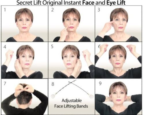 Invisible Face Lift with Back Band (40pcs/set)